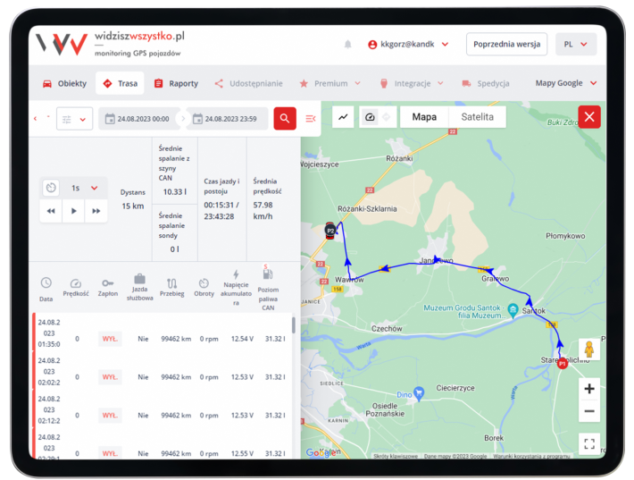 Real-time vehicle tracking